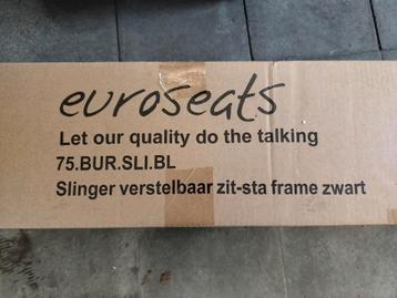 Euroseats slinger verstelbaar zit-sta frame zwart NIEUW beschikbaar voor biedingen