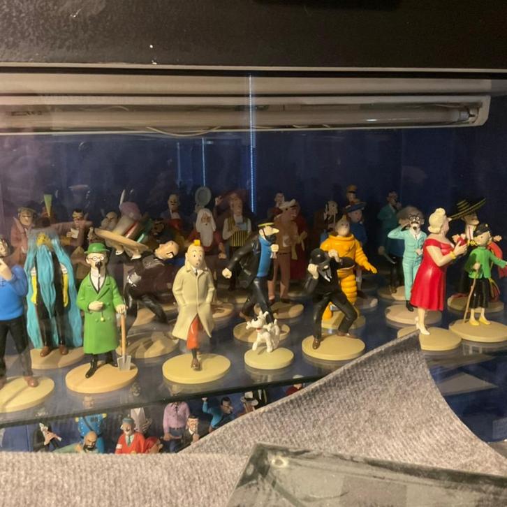 Tintin - Les figurines collection complète, Verzamelen, Stripfiguren, Zo goed als nieuw, Beeldje of Figuurtje, Kuifje, Ophalen