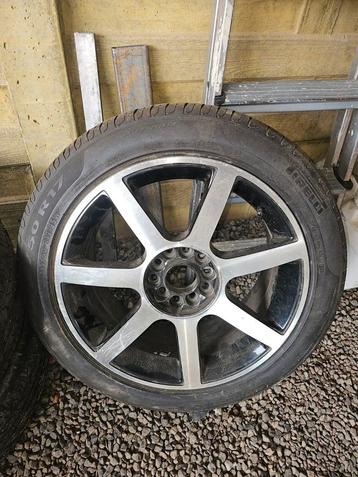 1 alu velg multisteek 5x108, Auto-onderdelen, Ophalen, Gebruikt, Banden en Velgen, 17 inch