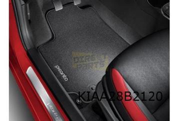 Kia Picanto (6/17- 9/20) Mattenset 'luxe velours' (4x) tekst beschikbaar voor biedingen