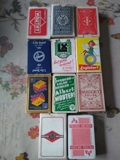 Vintage speelkaarten merken en bedrijven, Collections, Cartes à jouer, Jokers & Jeux des sept familles, Comme neuf, Enlèvement ou Envoi