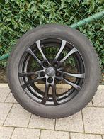 4 winterbanden Dunlop + Nokian 205/60 R16 + velgen 5x105ET38, Auto-onderdelen, Banden en Velgen, Ophalen, Gebruikt, Velg(en), 16 inch