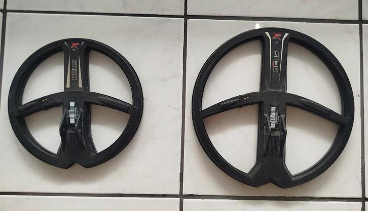 Xp Deus coils 2 pieces 10.5 and 9, Hobby en Vrije tijd, Metaaldetectors, Gebruikt, Meer dan 30 cm, Overige merken, Ophalen of Verzenden