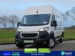 Peugeot BOXER 2.2 L4H3 Maxi 140Pk Eur6, Auto's, Wit, Bedrijf, Cruise Control, Te koop
