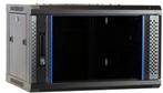 6U wand patchkast met glazen voordeur, 450mm diep, Ophalen, Nieuw