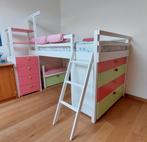 Chambre enfant : lit en hauteur et mobilier, Kinderen en Baby's, Kinderkamer | Complete kinderkamers, Ophalen, Gebruikt, Meisje