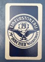 Speelkaart Waerschoot – Likeurstokerij  Bouchier, blauw_87, Verzamelen, Ophalen of Verzenden, Gebruikt, Speelkaart(en)