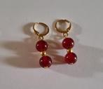 Oorbellen „Ruby Cherry”, Hangers, Nieuw, Ophalen of Verzenden, Rood