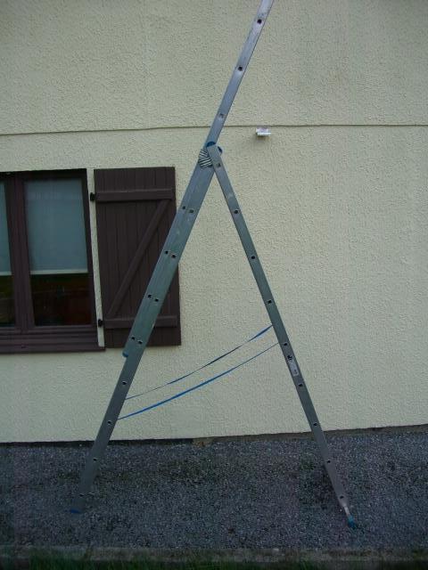 Echelles Alu Transformable + Ecarteur Téléscopique, Bricolage & Construction, Échelles & Escaliers, Utilisé, Échelle, 4 mètres ou plus