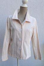 Mooi ecru katoenen jack L - Elisa Cavaletti, Kleding | Dames, Jassen | Zomer, Maat 38/40 (M), Wit, Ophalen of Verzenden, Zo goed als nieuw