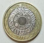 Av currency ENGLAND KM #994 „2 PONDEN” UIT 1998, Ophalen of Verzenden, Losse munt, Overige landen