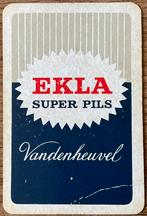 EKLA/SUPER PILS/VANDENHEUVEL/speelkaart, Verzamelen, Ophalen of Verzenden, Zo goed als nieuw, Gebruiksvoorwerp