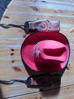 Chapeau de cow boy + 2 gaines, Enlèvement, Utilisé