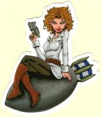 Pin Up Girl sticker #185, Verzamelen, Verzenden, Nieuw