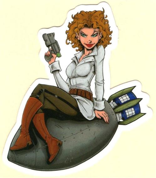 Pin Up Girl sticker #185, Verzamelen, Stickers, Nieuw, Verzenden