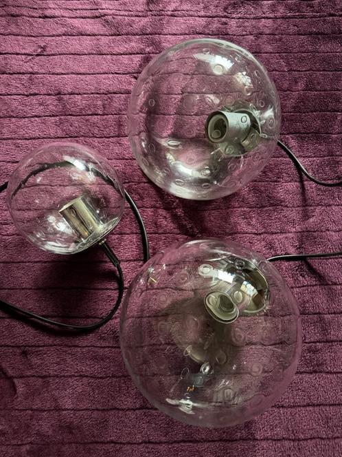 Raak Amsterdam teardrop bollen, Huis en Inrichting, Lampen | Hanglampen, Gebruikt, Glas, Metaal, Ophalen