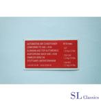 Stikker Air conditioning SAE J 639 Mercedes SL - SLC, Enlèvement ou Envoi, Neuf, Mercedes-Benz