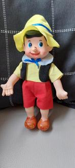 Oude Pinokkio pop 29cm zijn neus wordt langer als je op zijn, Verzenden, Film, Actiefiguur of Pop