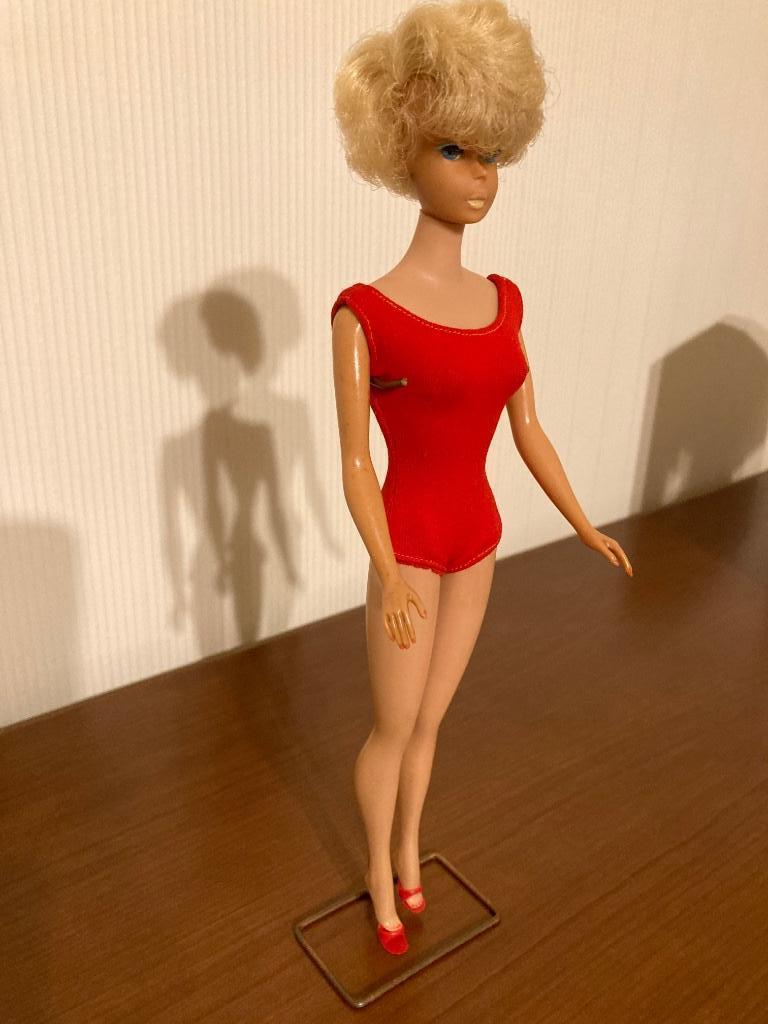 Original Vintage Mattel Barbie 1958 Midge 1962 Blue Eyes Bubble Cut Doll Japan
