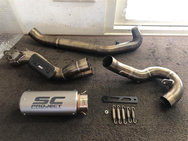 SC Project CR-T uitlaatsysteem Ducati Hypermotard 821 13-16, Motoren, Onderdelen | Ducati, Gebruikt, Ophalen of Verzenden