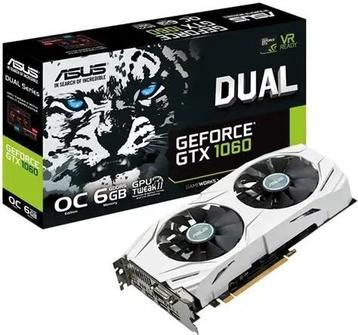 Asus 1060 OC 6 Gb blanche double ventirad superbe, PCI-Express 3, Enlèvement ou Envoi, DisplayPort, Comme neuf