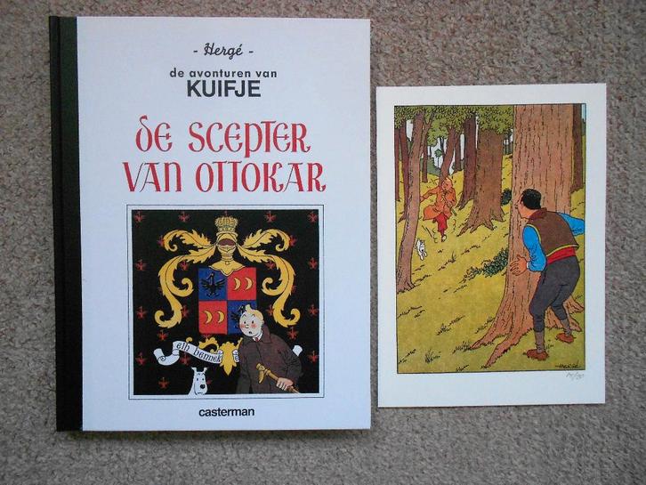 Kuifje - De Scepter van Ottokar - hardc +ex-libris 14 van 20, Boeken, Stripverhalen, Nieuw, Eén stripboek, Ophalen of Verzenden