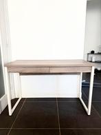 Bureau avec tiroir en bois et métal Leen Bakker comme neuf, Huis en Inrichting, Bureaus, Ophalen, Zo goed als nieuw, Bureau