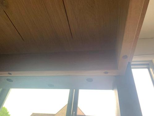 Eettafel - massief eik, Huis en Inrichting, Tafels | Eettafels, Gebruikt, 100 tot 150 cm, 200 cm of meer, Vijf personen of meer