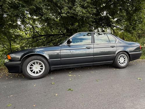 ✅ BMW 750i V12 1990 HARTGE, Auto's, BMW, Particulier, 7 Reeks, ABS, Airbags, Centrale vergrendeling, Cruise Control, Elektrische buitenspiegels