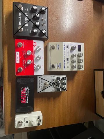 Assortiment de pedale pour guitare, Enlèvement ou Envoi, Comme neuf, Autres types