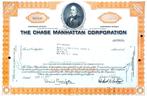 The Chase Manhattan (ROCKEFELLER) Corporation 1970, Timbres & Monnaies, Actions & Titres, Enlèvement ou Envoi, 1950 à 1970, Certificat d'action
