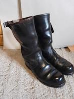 Duitse leder Marsch Stiefel legerbottines, Ophalen of Verzenden, Zo goed als nieuw