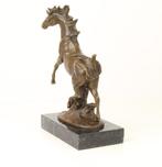 Grote Bronzen Beeld van een steigerend Paard GARTIS LEVERING, Verzenden, Brons