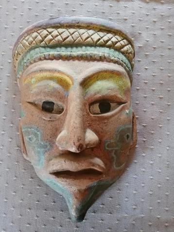 Très beau masque en céramique Amérique du Sud