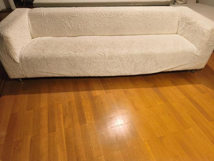 Driezitsbank, Huis en Inrichting, Zetels | Zetels, Zo goed als nieuw, Rechte bank, Driepersoons, 200 tot 250 cm, 75 tot 100 cm