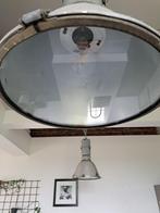 Large vintage industriele lamp, Gebruikt, Vintage, Metaal, 50 tot 75 cm