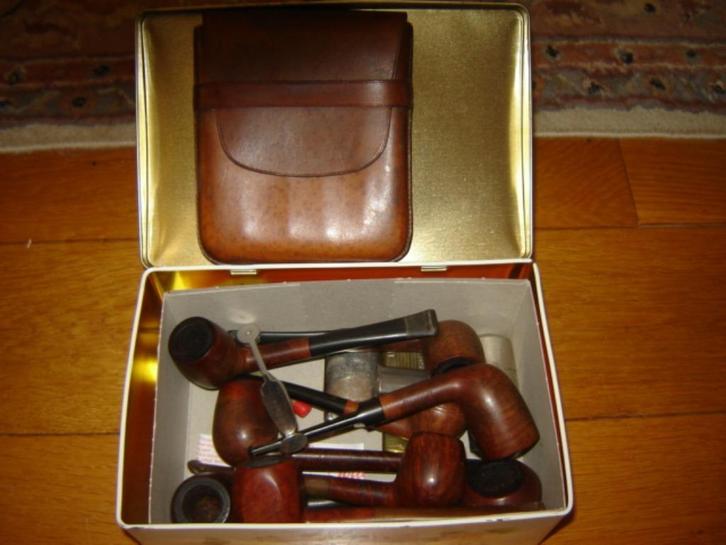 Pipes de bruyère, briquets, etc..., Collections, Articles de fumeurs, Briquets & Boîtes d'allumettes, Utilisé, Autres types, Enlèvement ou Envoi