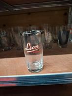 Oud email bierglas lion, Verzamelen, Ophalen of Verzenden