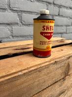 Vintage SHELL olieblik zeldzaam, Verzamelen, Ophalen of Verzenden, Gebruikt, Verpakking