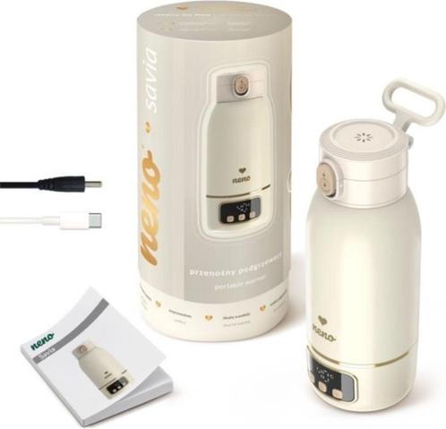 Draagbare Flessenwarmer voor onderweg & thuis - draadloze he, Kinderen en Baby's, Babyvoeding en Toebehoren, Nieuw, Flessen- of potjesverwarmer