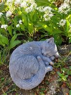 Rustig slapende kat , poes, Tuin en Terras, Tuinbeelden, Ophalen of Verzenden, Nieuw, Steen