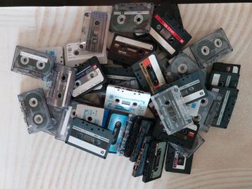 Groot lot muziekcassettes - bieden vanaf 5€ beschikbaar voor biedingen