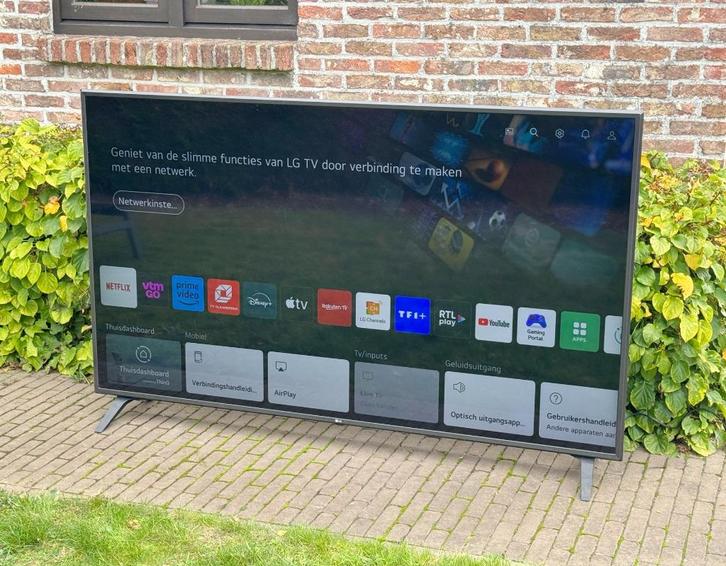 LG 75" Smart TV 4K, Audio, Tv en Foto, Televisies, LED, 100 cm of meer, 4k (UHD), LG, 50 Hz, Smart TV, Ophalen