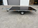 Plateau aanhangwagen vlakke laadvloer aanhanger, Auto diversen, Aanhangers en Bagagewagens, Ophalen, Zo goed als nieuw
