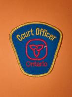 Ecusson court officier Ontario, Enlèvement ou Envoi