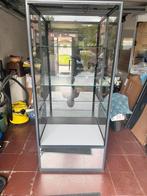 Glazen vitrine kast 80x50x180 cm – met legplanken, Huis en Inrichting, Kasten | Vitrinekasten, Ophalen, Glas