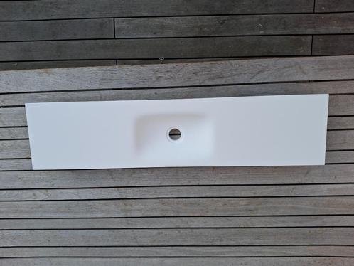 handenwasser - lavabo toilet WC wit solid surface 100x23, Doe-het-zelf en Bouw, Sanitair, Nieuw, Wastafel, Ophalen