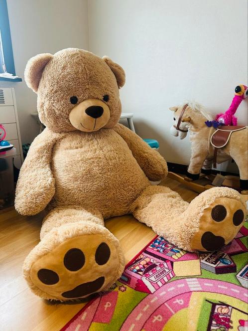 Grote Teddybeer – 160 cm Als Nieuw, Kinderen en Baby's, Speelgoed | Knuffels en Pluche, Zo goed als nieuw, Ophalen