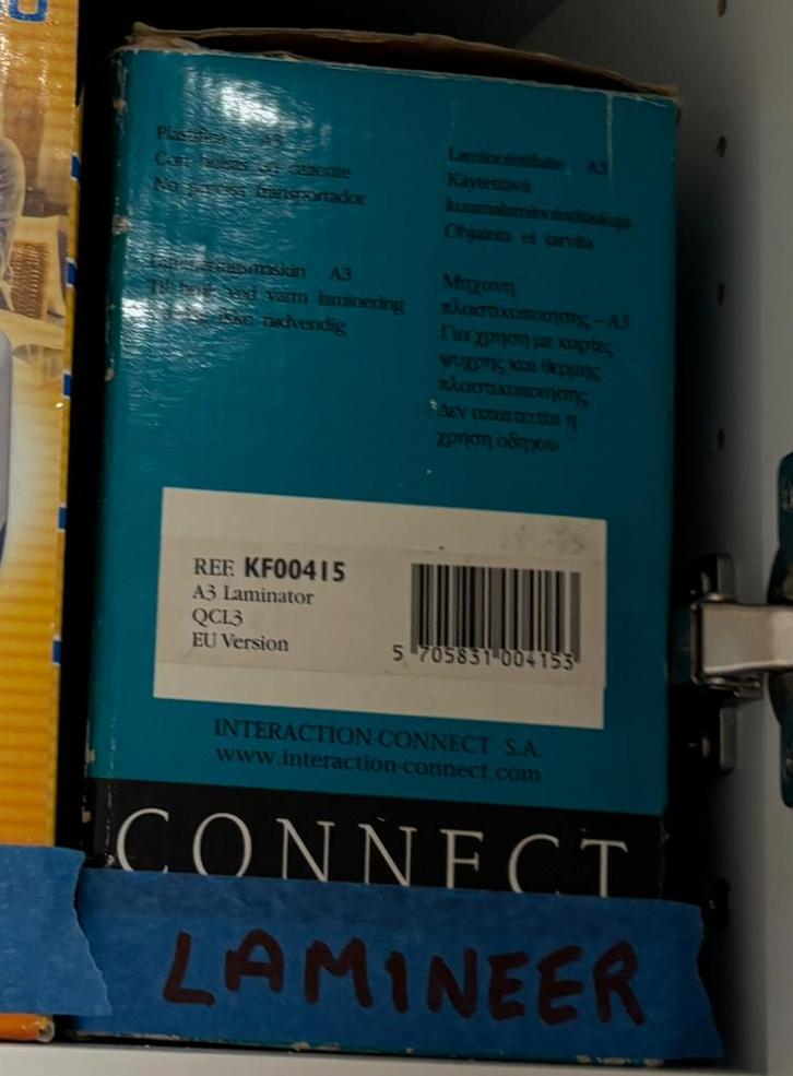 Lamineer machine Connect KF00415, Diversen, Bureau-accessoires, Zo goed als nieuw, Ophalen