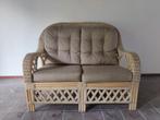 Rotan fauteuil, Riet of Rotan, 75 tot 100 cm, Zo goed als nieuw, 100 tot 125 cm